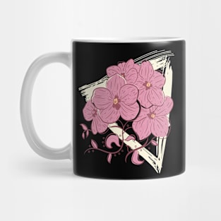 Pink Flower Mug